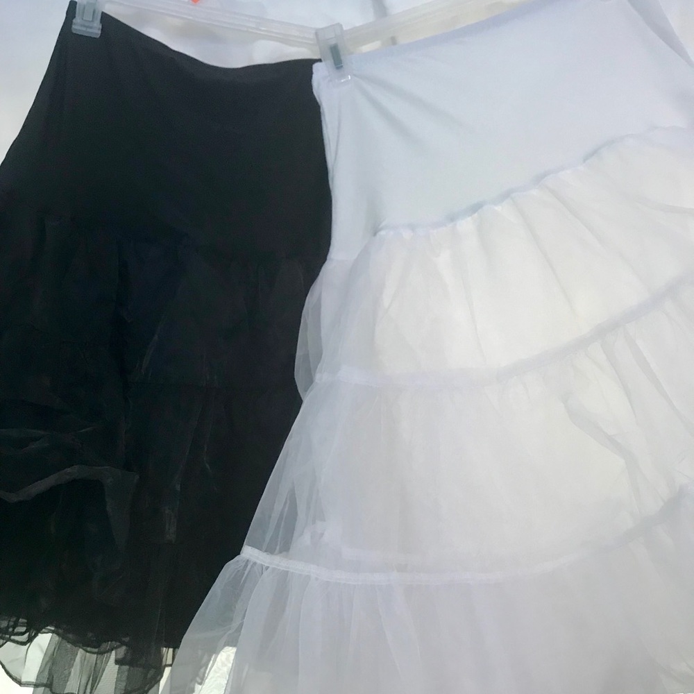 Set of tutus (black and white)